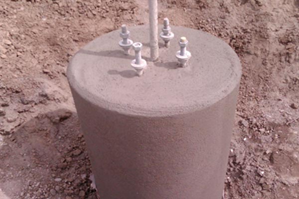 Anchor Bolts in concrete column